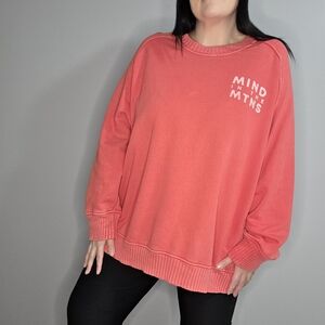 Aerie "Mind in the Mtns" Oversized Graphic Sweatshirt - Size XL